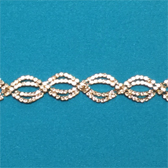 Strassz szalag - GOLD